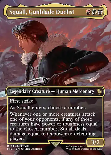 Squall, Gunblade Duelist - fic Spoiler