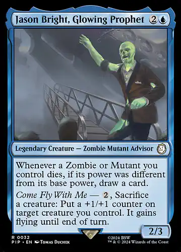 Jason Bright, Glowing Prophet - pip Spoiler
