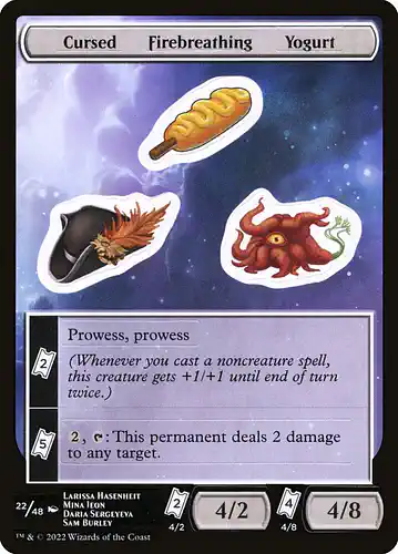 Cursed Firebreathing Yogurt - unf Spoiler