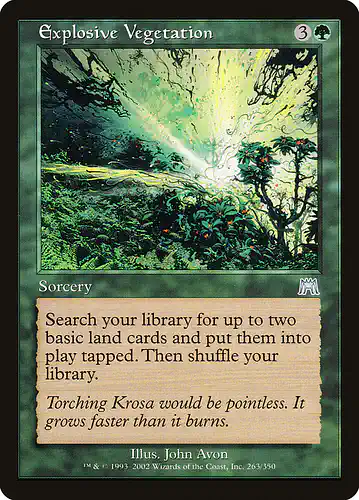 Explosive Vegetation - ons Spoiler