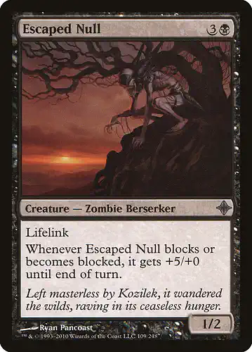 Escaped Null - roe Spoiler