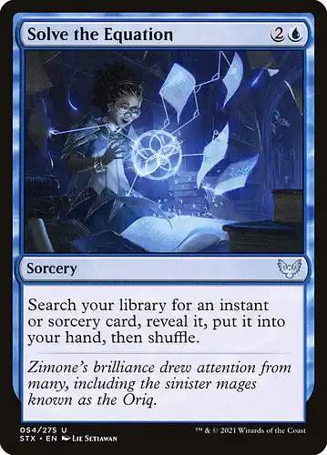 Solve the Equation - stx Spoiler