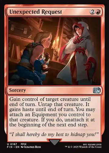 Unexpected Request - fin Spoiler