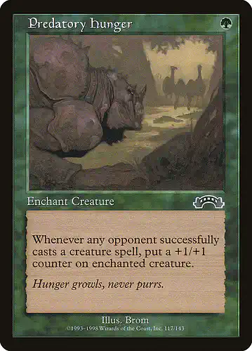 Predatory Hunger - exo Spoiler