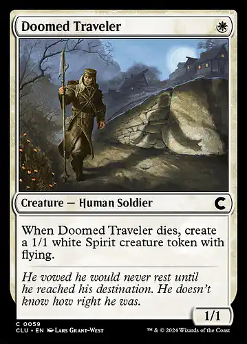 Doomed Traveler - clu Spoiler