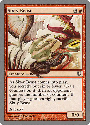 Six-y Beast - unh Spoiler