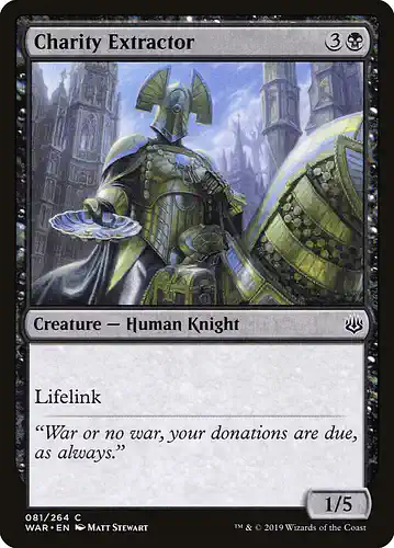 Charity Extractor - war Spoiler