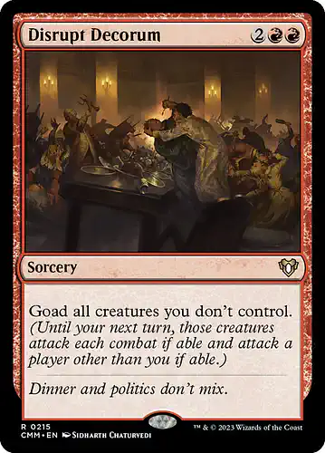 Disrupt Decorum - cmm Spoiler