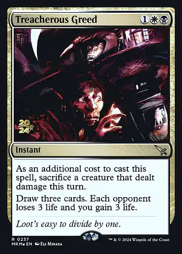 Treacherous Greed - mkm Spoiler