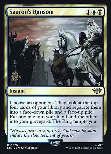 Sauron's Ransom - ltr Spoiler