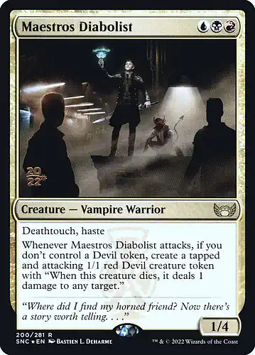 Maestros Diabolist - snc Spoiler
