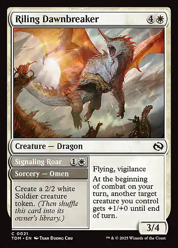 Riling Dawnbreaker - tdm Spoiler