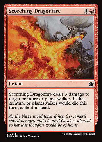 Scorching Dragonfire - fdn Spoiler
