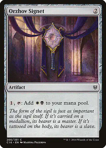 Orzhov Signet - c16 Spoiler