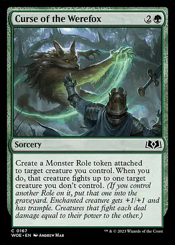 Curse of the Werefox - woe Spoiler