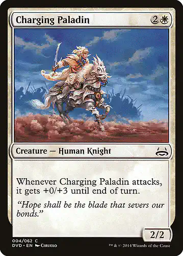 Charging Paladin - dvd Spoiler