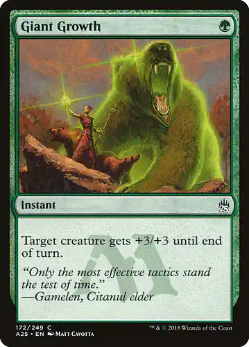 Giant Growth - a25 Spoiler