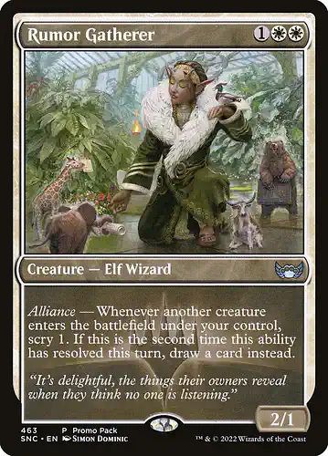 Rumor Gatherer - snc Spoiler