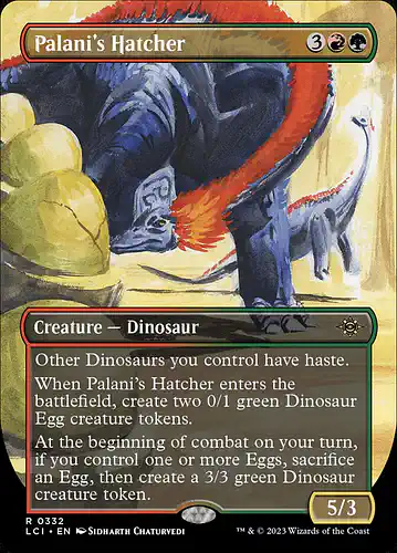 Palani's Hatcher - lci Spoiler