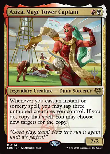 Aziza, Mage Tower Captain - sos Spoiler
