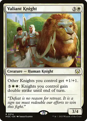 Valiant Knight - moc Spoiler