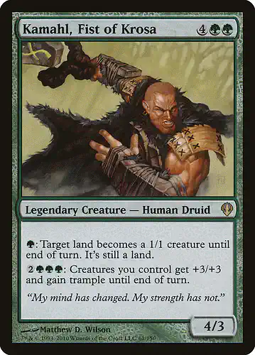 Kamahl, Fist of Krosa - arc Spoiler