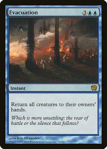Evacuation - 9ed Spoiler