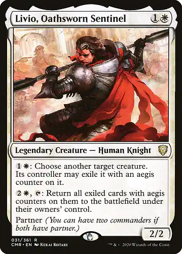 Livio, Oathsworn Sentinel - cmr Spoiler