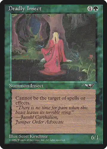Deadly Insect - all Spoiler