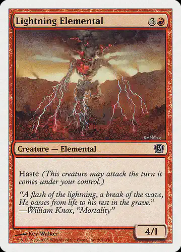 Lightning Elemental - 9ed Spoiler