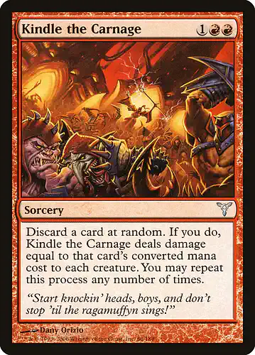 Kindle the Carnage - dis Spoiler