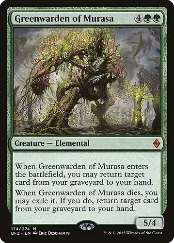 Greenwarden of Murasa - bfz Spoiler
