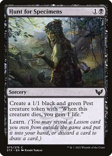 Hunt for Specimens - stx Spoiler