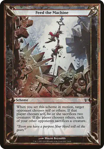 Feed the Machine - arc Spoiler