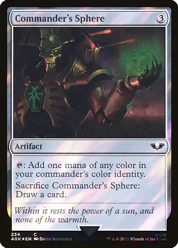 Commander's Sphere - 40k Spoiler
