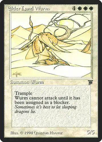 Elder Land Wurm - leg Spoiler
