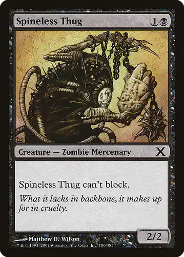 Spineless Thug - 10e Spoiler