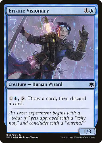 Erratic Visionary - war Spoiler