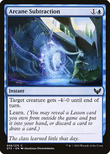 Arcane Subtraction - stx Spoiler