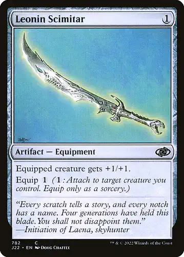 Leonin Scimitar - j22 Spoiler
