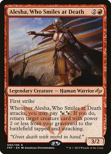 Alesha, Who Smiles at Death - frf Spoiler