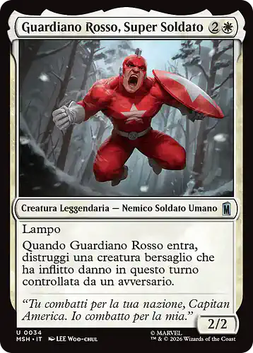 Red Guardian, Super-Soldier - msh Spoiler