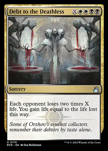 Debt to the Deathless - rvr Spoiler