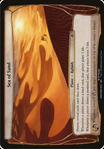 Sea of Sand - pca Spoiler