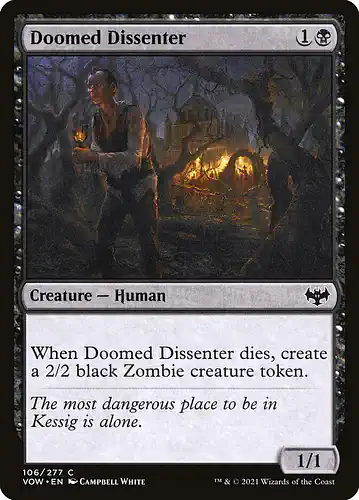 Doomed Dissenter - vow Spoiler