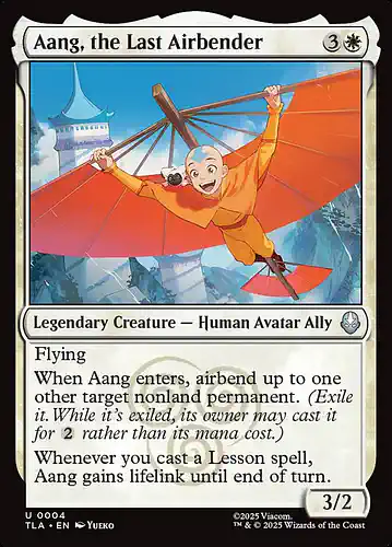 Aang, the Last Airbender - tla Spoiler