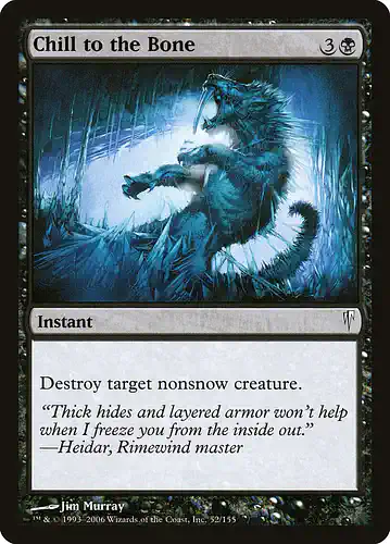 Chill to the Bone - csp Spoiler