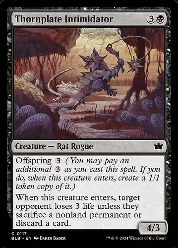 Thornplate Intimidator - blb Spoiler