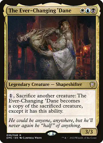The Ever-Changing 'Dane - dmc Spoiler