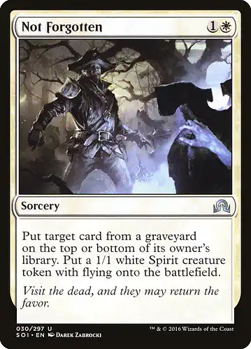 Not Forgotten - soi Spoiler